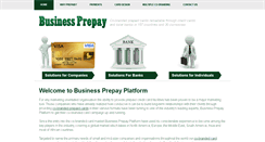 Desktop Screenshot of businessprepay.com